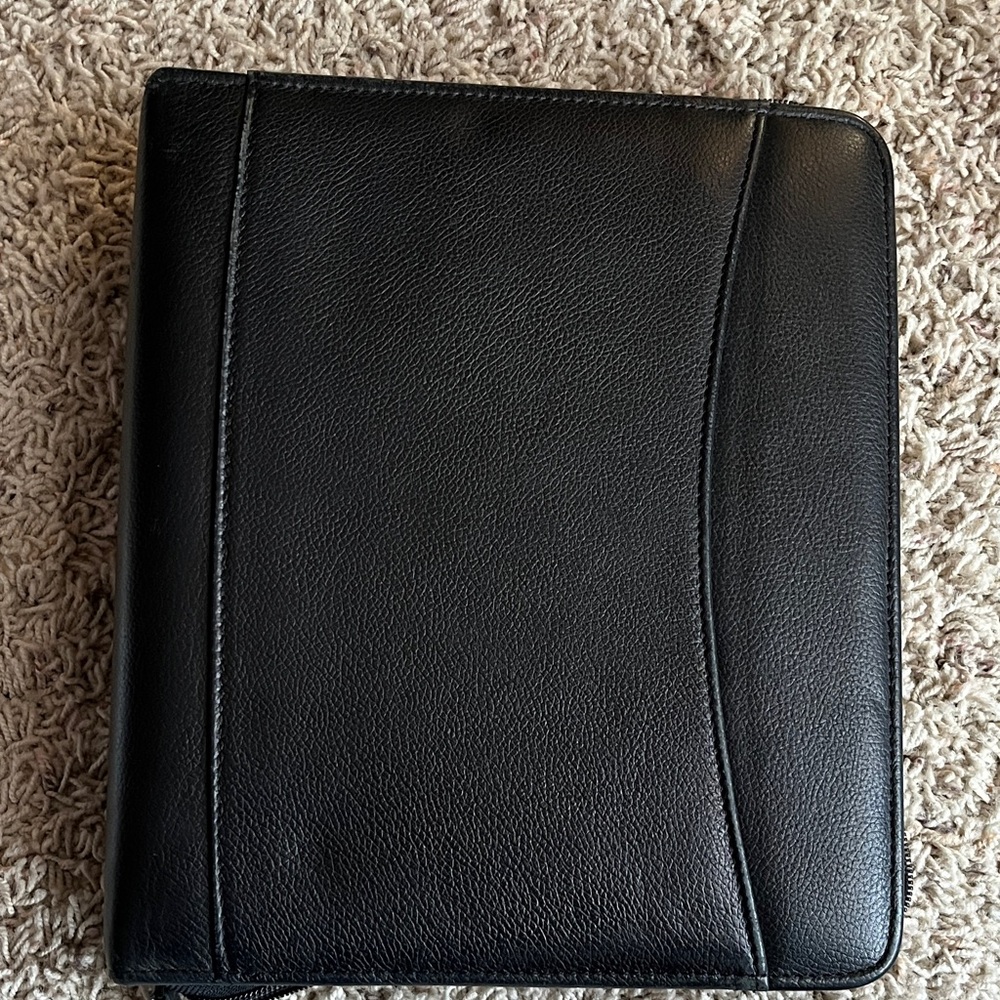 Black Leather Portfolio